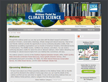 Tablet Screenshot of climatewebinars.net